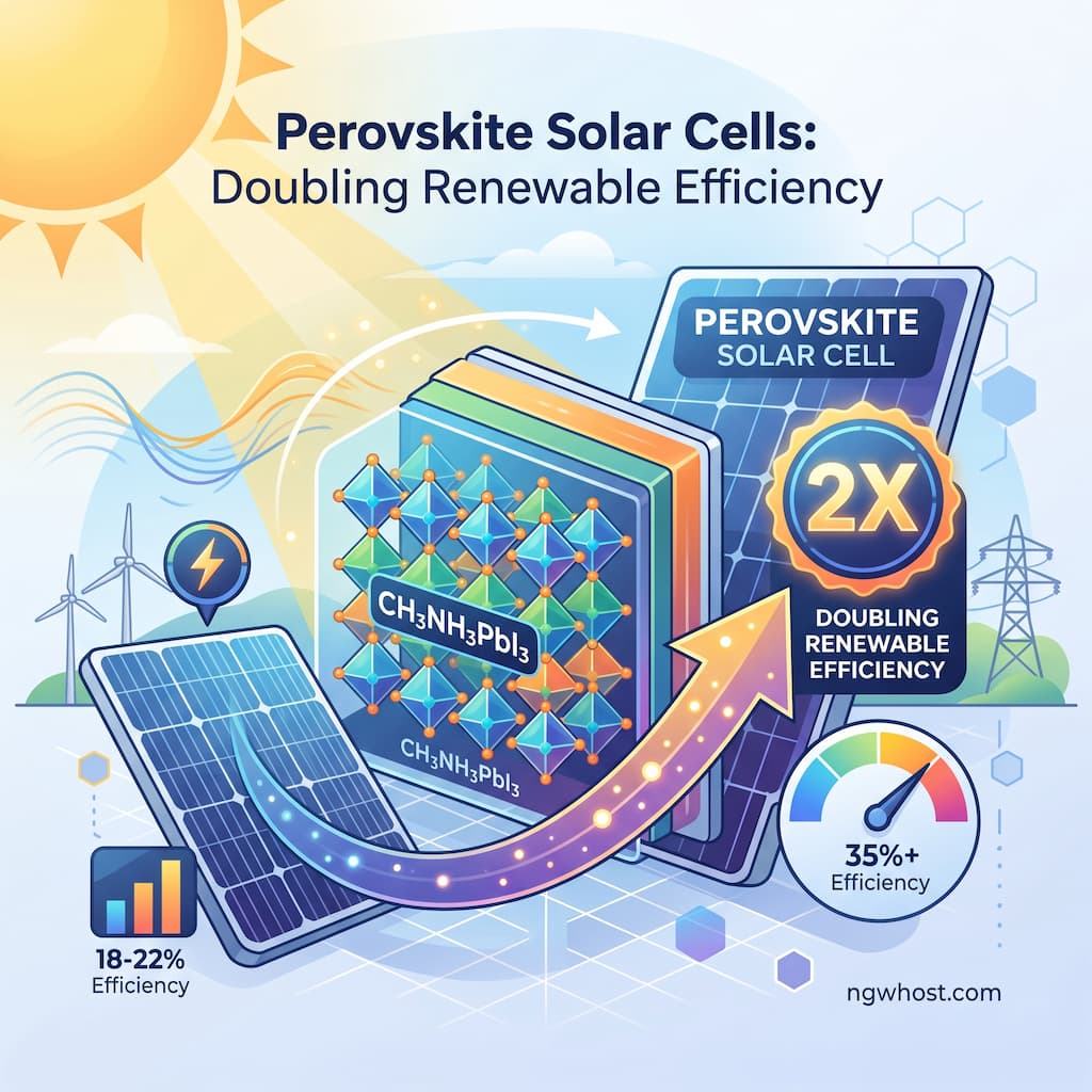 Perovskite Solar Cells: Doubling Renewable Efficiency